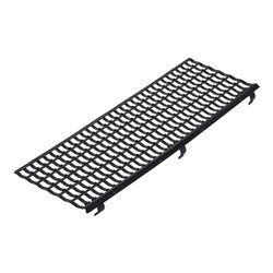 Laubfanggitter B.100-150mm L.1m schwarz PROTEKTOR