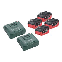 Metabo Basic-Set 4x LiHD 7,0Ah +2 ASC Ultra