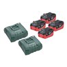 Metabo Basic-Set 4x LiHD 7,0Ah +2 ASC Ultra