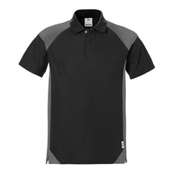 Fristads Poloshirt 7047 PHV Größe XS Schwarz/Grau