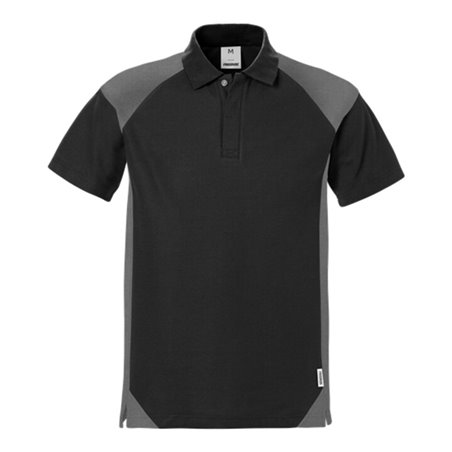 Fristads Poloshirt 7047 PHV Größe XS Schwarz/Grau