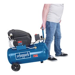Scheppach Kompressor HC60 mit separater Ölflasche - 230V 50Hz 1500W - 50L