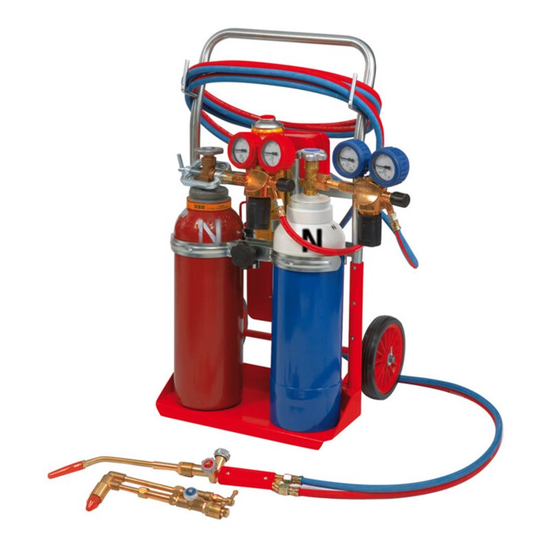 Rothenberger Autogenschweiß- und Schneidanlage RE 17 AMS 5/5, mit 5 l Flaschen