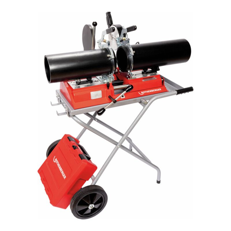 Rothenberger Sanitär-Kunststoffrohr-Schweißmaschine ROWELD SANILINE Ø 40-160mm, Spezial-Edition 230V