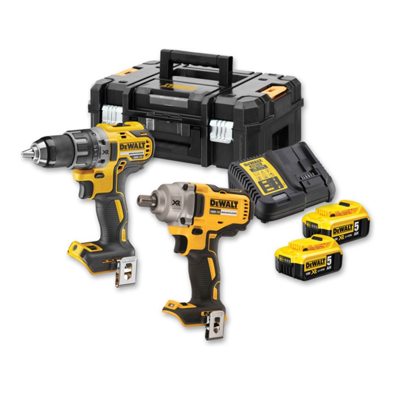 DEWALT Akku-Kombopack 18 Volt (2-tlg.) DCK2077P2T-QW