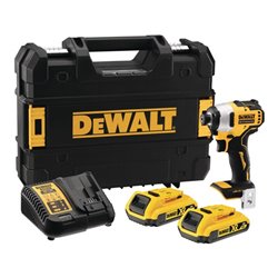 DEWALT Akku-Schlagschrauber 18 V / 2 Ah DCF809D2T-QW