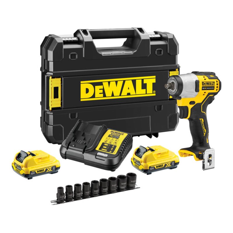 DEWALT Akku-Schlagschrauber-Set (3/8') 12V/ 2Ah DCF902D2K-QW