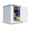 FLADAFI® Materialcontainer IC 1200 isoliert, mit Holzfußboden
