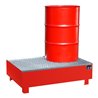 STIER Auffangwanne Premium rot für 2x200l Fässer 1200x800x360mm
