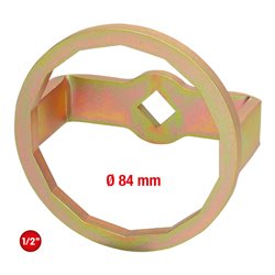 KS Tools Ölfilterschlüssel 1/2 Zoll Durchmesser 84 mm / 14 Flächen