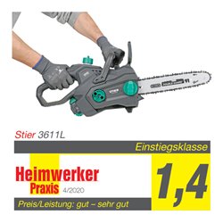 STIER Akku-Kettensäge 3611L 36V Solo
