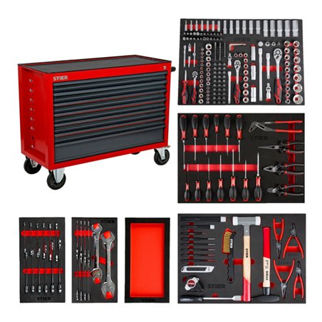STIER Werkstattwagen XXL bestückt 265-teilig