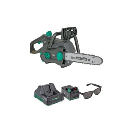 STIER Akku-Kettensäge 3611L 36V 12' + 2,5 Ah Akku + Schnellladegerät  + gratis STIER Sonnenbrille
