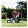 STIER Akku-Rasenmäher SRM-430 + 2 x 2,5-Ah-Akku + Schnellladegerät + gratis STIER Sonnenbrille