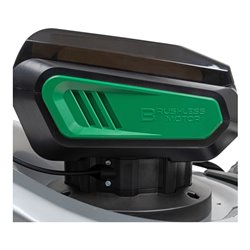 STIER Akku-Rasenmäher SRM-430 + 2 x 2,5-Ah-Akku + Schnellladegerät + gratis STIER Sonnenbrille