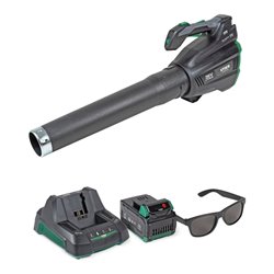 STIER Akku-Laubbläser SLG-92 + 4,0 Ah Akku + Schnellladegerät + gratis STIER Sonnenbrille