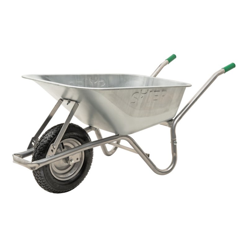 STIER Schubkarre 100l Inhalt 120kg Tragkraft mit Luftbereifung