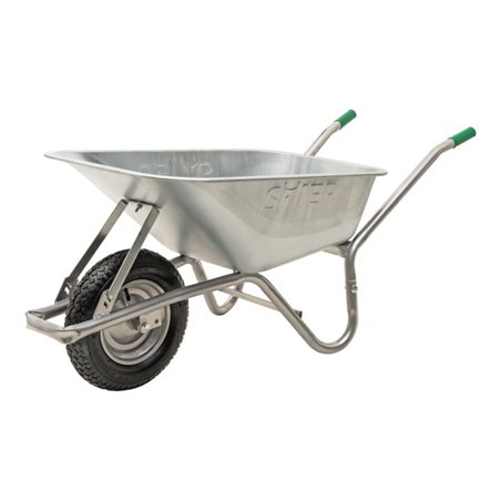 STIER Schubkarre 100l Inhalt 120kg Tragkraft mit Luftbereifung