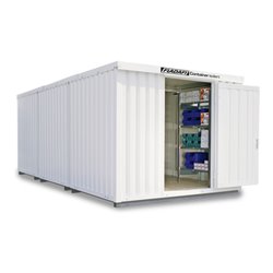 FLADAFI® Materialcontainer-Kombination Modell IC 1360, isolierter Boden