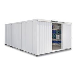 FLADAFI® Materialcontainer-Kombination Modell IC 1460, isolierter Boden