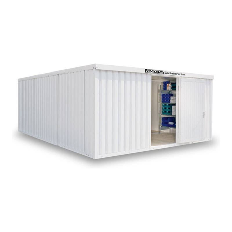 FLADAFI® Materialcontainer-Kombination Modell IC 1560, holzfußboden