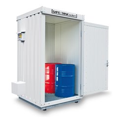 Säbu SAFE Tank STI 200 ALG, isoliert,(Außenaufstellung) komplett montiert Kunststoffbeschichtet RAL 9002