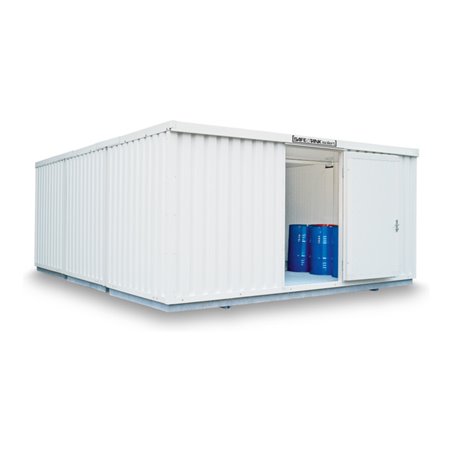 Säbu SAFE Tank Kombination STKI 5000 ALG isoliert vormontiert Kunststoffbeschichtet RAL 9002