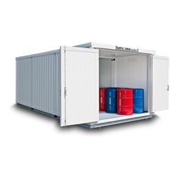 Säbu SAFE Tank Kombination STKI 3000 ALG isoliert vormontiert Kunststoffbeschichtet RAL 9002