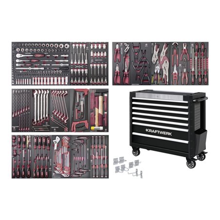 Kraftwerk Werkstattwagen P407 EVA, bestückt, 308-tlg