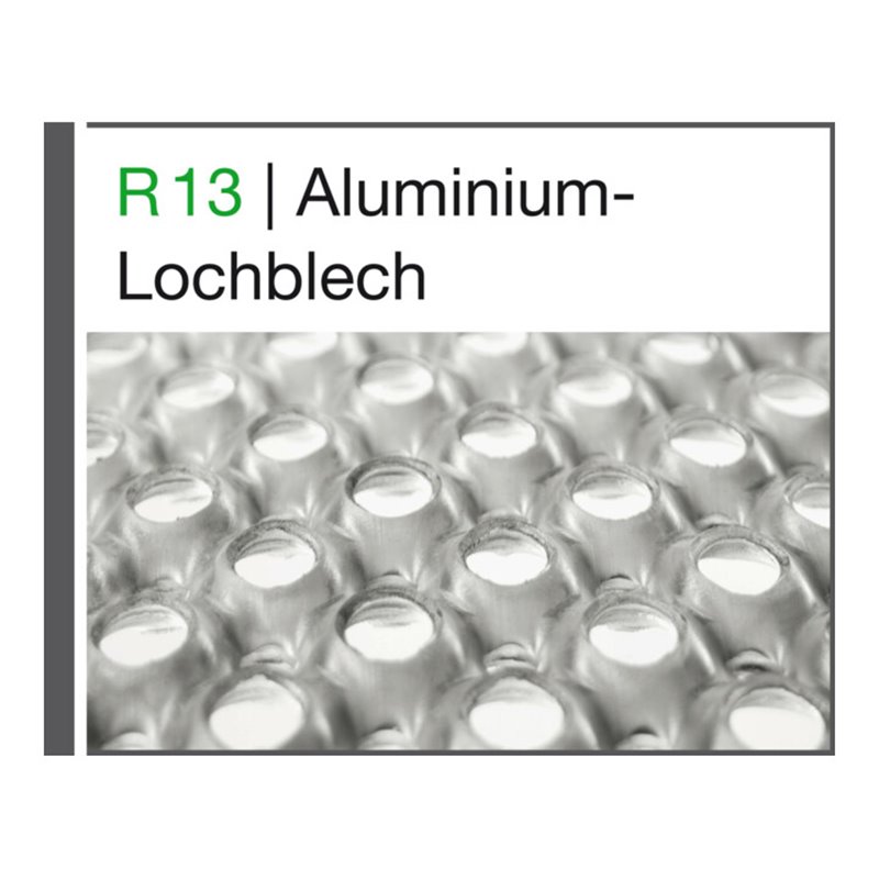 MUNK Mehrpreis pro Stufe Stufenbelag Aluminium-Lochblech 800 mm