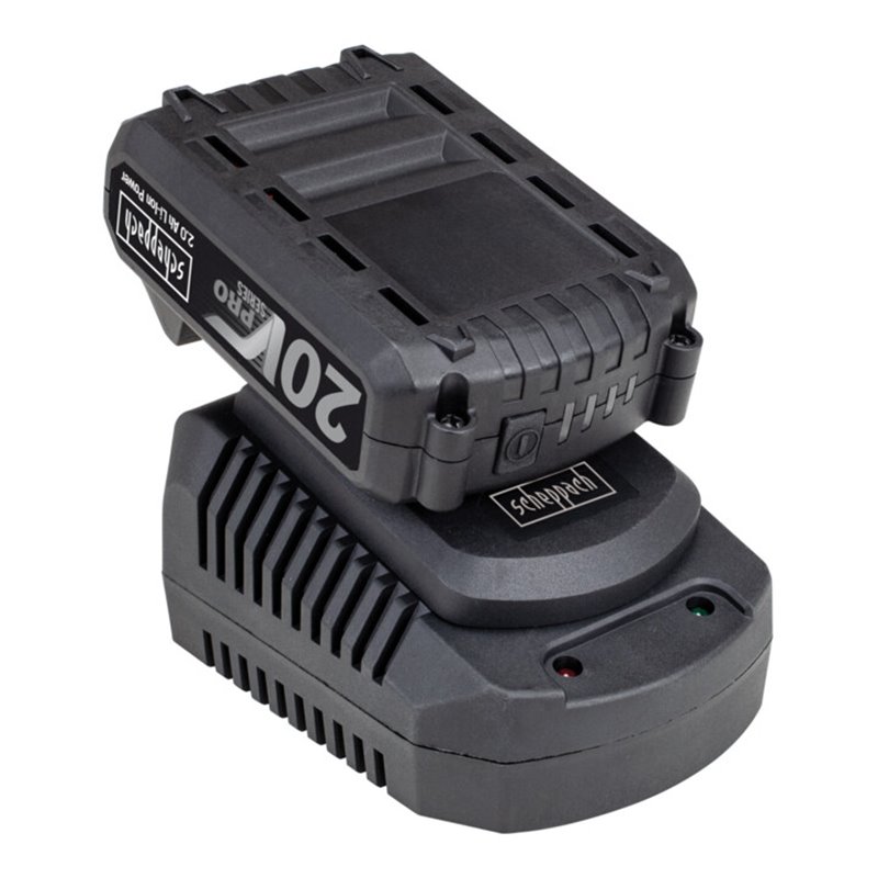 Scheppach Starter-Kit 2.0 Ah Li-Ion Akku und Schnellladegerät SK2.0-20ProS