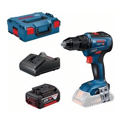 Bosch Akku Bohrschrauber-Set, GSR 18V-55 + 2 x Akkus + Ladegerät