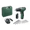 Bosch Akku-Bohrer EasyDrill 1200, 2x Akkupack PBA 12V 1.5Ah O-A, Ladegerät GAL 1210 CV