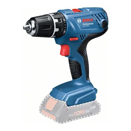 Bosch Akku-Bohrschrauber GSR 18V-21, Solo Version