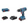 Bosch Akku-Bohrschrauber GSR 18V-21, 2 x Akku GBA 18V, Ladegerät GAL 18V-20