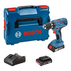 Bosch Akku-Bohrschrauber GSR 18V-21, 2 x Akku GBA 18V, Ladegerät GAL 18V-20
