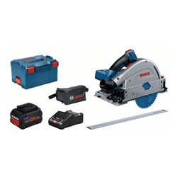 Bosch Akku-Tauchsäge BITURBO GKT 18V-52 GC, 2 x Akku ProCORE18V, Schnellladegerät