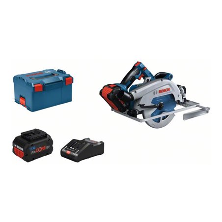 Bosch Akku-Kreissäge BITURBO GKS 18V-68 GC, 2 x Akku ProCORE18V, Schnellladegerät