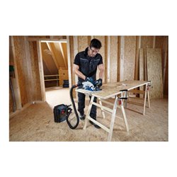 Bosch Akku-Kreissäge BITURBO GKS 18V-68 GC, 2 x Akku ProCORE18V, Schnellladegerät