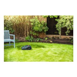 Bosch Roboter-Rasenmäher Indego S+ 400, Ladestation, 2 Kabelverbinder, Begrenzung 125m