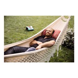 Bosch Roboter-Rasenmäher Indego 400, Ladestation, 2 Kabelverbinder, Begrenzung 125m