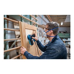 Bosch Exzenterschleifer GEX 125-1 AE, mit 3 x Schleifblatt C470, in Handwerkerkoffer