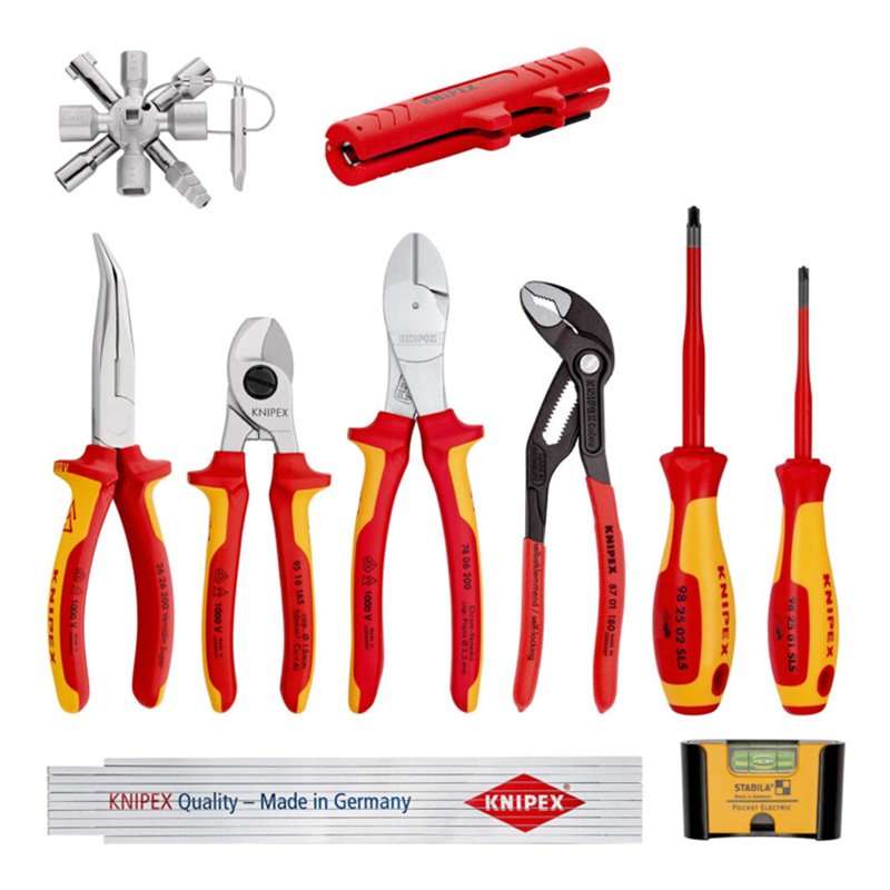 KNIPEX 00 20 90 V01 Erweiterungsset Elektro 1 10-teilig 
