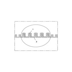 Norres Lebensmittelschlauch antista. Ø 60mm L: 10m AIRDUC® PUR-INOX 351 FOOD-AS