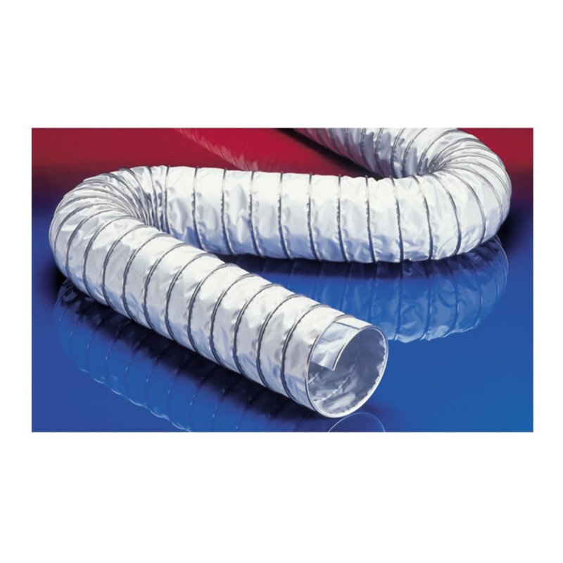 Norres Warmluftschlauch hitzebest. (+270°C) Ø 450mm L: 6m CP PTFE/GLASS-INOX 471