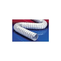 Norres Warmluftschlauch hitzebest. (+270°C) Ø 110mm L: 6m CP PTFE/GLASS-INOX 471