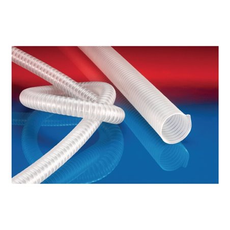 Norres Lebensmittelschlauch abriebfest Ø 70mm L: 10m BARDUC® PUR-INOX 382 FOOD-AS