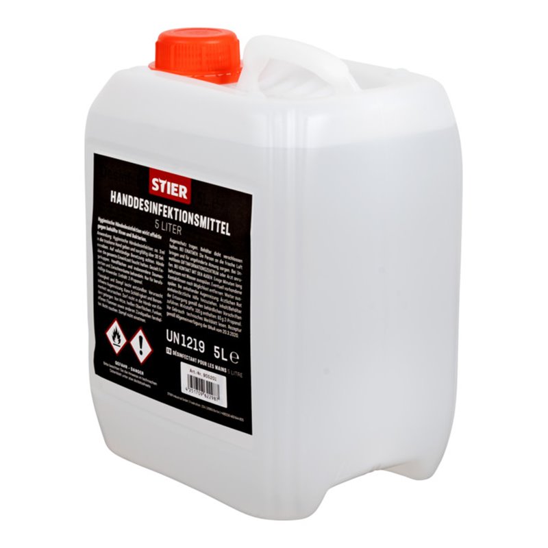 STIER Handdesinfektionsmittel, 5 Liter