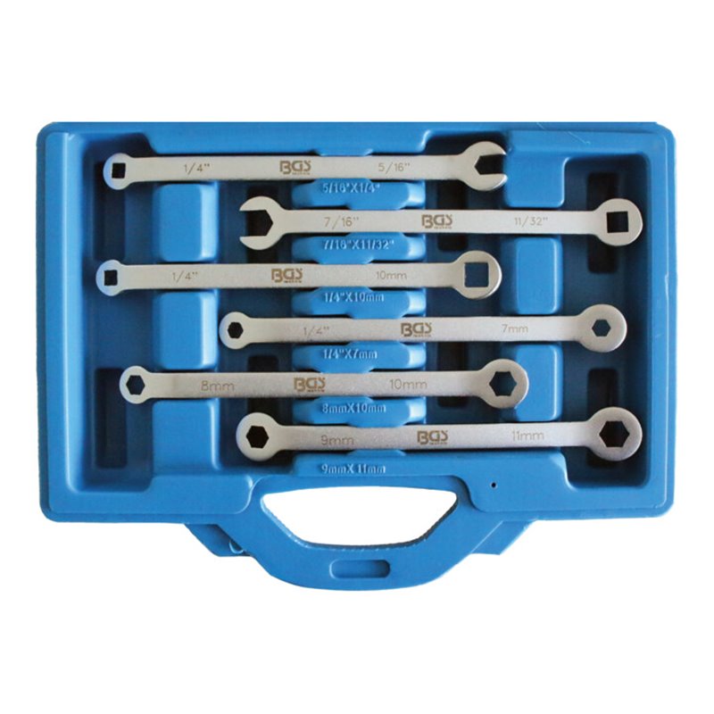 BGS Bremsen-Entlüftungsschlüssel-Satz 6 teilig
