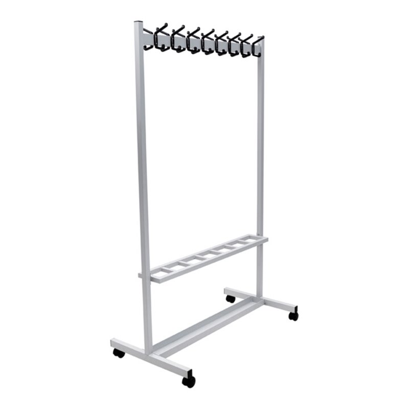 STIER Reihengarderobenständer LxBxH 1000x559x1695mm